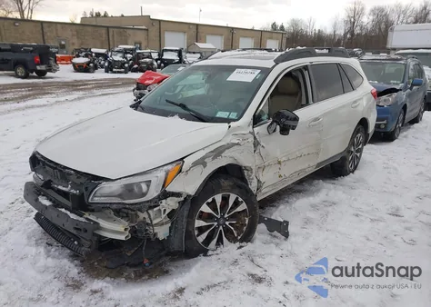 2017 Subaru Outback 2.5I Limited z USA, uszkodzony, nr VIN 4S4BSANC0H3342808